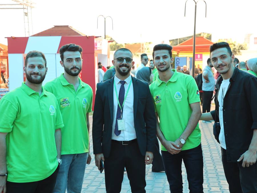 Ambassadors at an open-air festival
