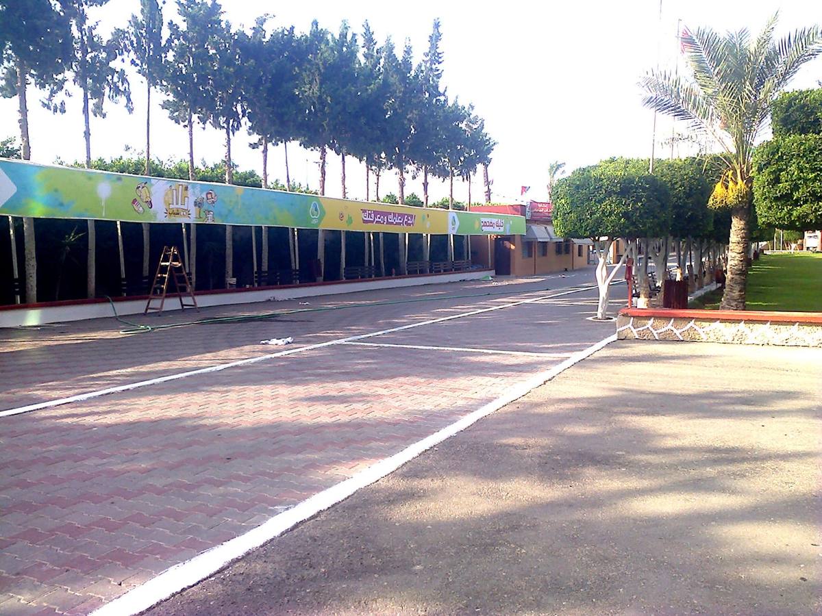 Festival grounds dressed in Jawwal branding before opening